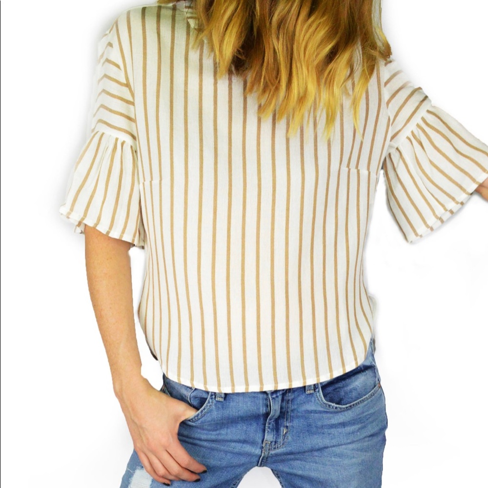 Pinstripe Blouse